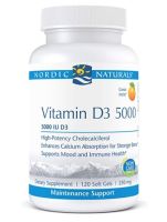 Vitamin D3 5000 Orange - 120 Soft Gels