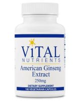 American Ginseng Extract 250 mg - 100 Veg. Capsules