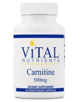 Carnitine 500 mg - 60 Vegetarian Capsules