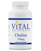 Choline 550 mg - 120 Vegetarian Capsules 