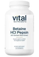 Betaine HCl Pepsin Gentian Root Extract - 225 Capsules