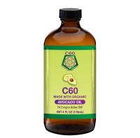 C60 in Organic Avocado Oil - 4 oz.