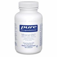 Mineral 650 w/o Cu &Fe - 180 Capsules