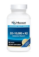 D3-10,000 + K2 - 60 Softgels (MINIMUM ORDER: 2)