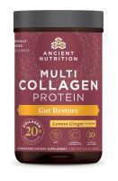 Multi Collagen Protein Gut Restore (Lemon Ginger) - 20 Servings (MINIMUM ORDER: 2)