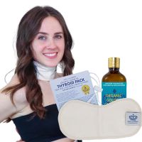 Neck Castor Oil Pack Kit + Organic Castor Oil 3.38 oz